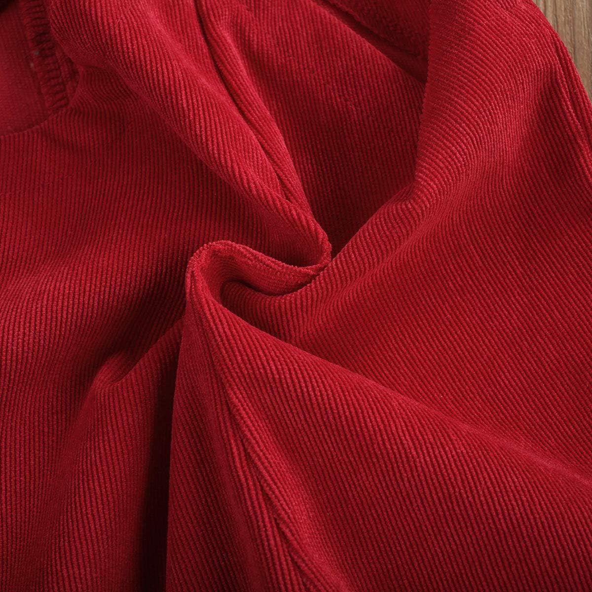 Biayxms Infant Baby Boy Girl Corduroy Overalls Jumpsuit Sleeveless One Piece Suspender Pants Unisex Baby Romper with Pocket - Image 7