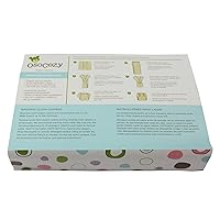 Vista 4 de OsoCozy Prefolds Bleached Cloth Baby Diapers, Size 1 (7-15 lbs), Soft, Absorbent and Durable 100% Natural Cotton, Our Top Selling Diaper Service