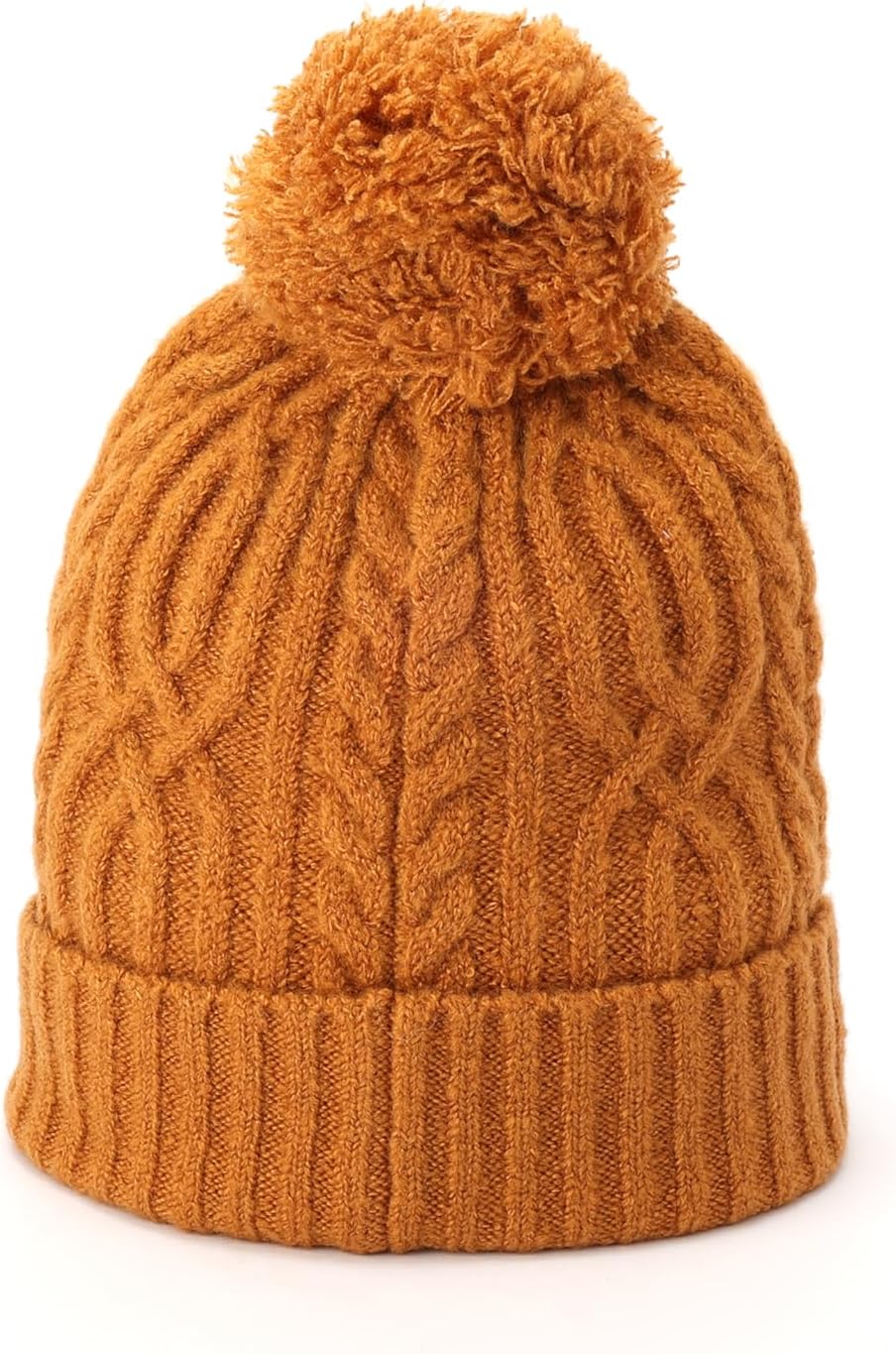Frye Womens Cable Beanie W/Self Pom - Image 3