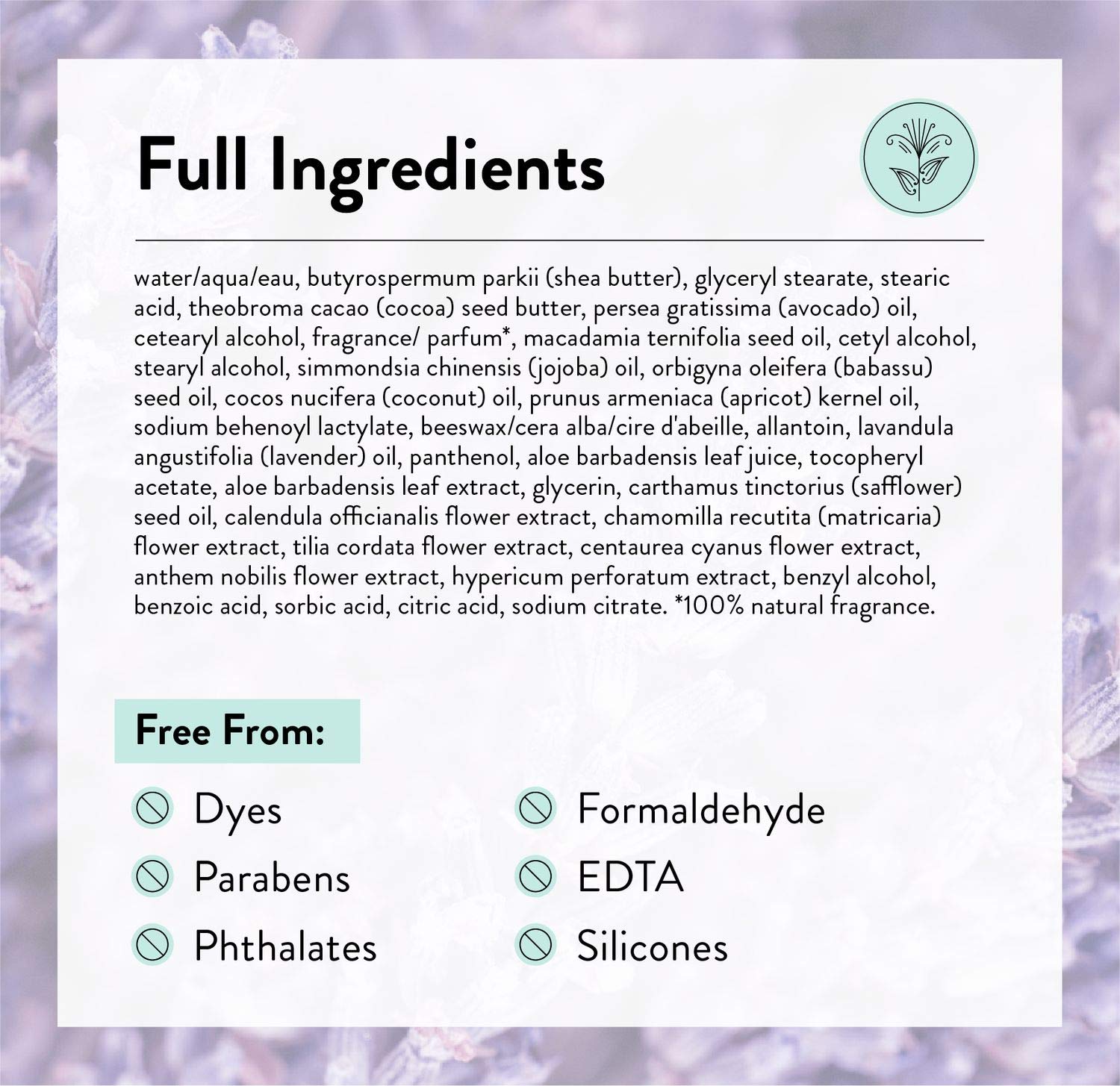 J.R. Watkins Natural Moisturizing Hand Cream, Hydrating Hand Moisturizer with Shea Butter, Cocoa Butter, and Avocado Oil, USA Made and Cruelty Free, 3.3oz, Lavender, Single : Body Gels And Creams : Beauty & Personal Care