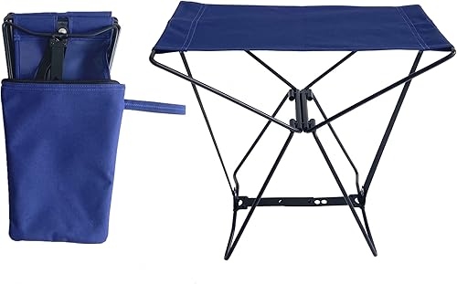 HPOCZ Taburete de campamento silla compacta ligera y plegable con bolsa de transporte taburete para niños y adultos