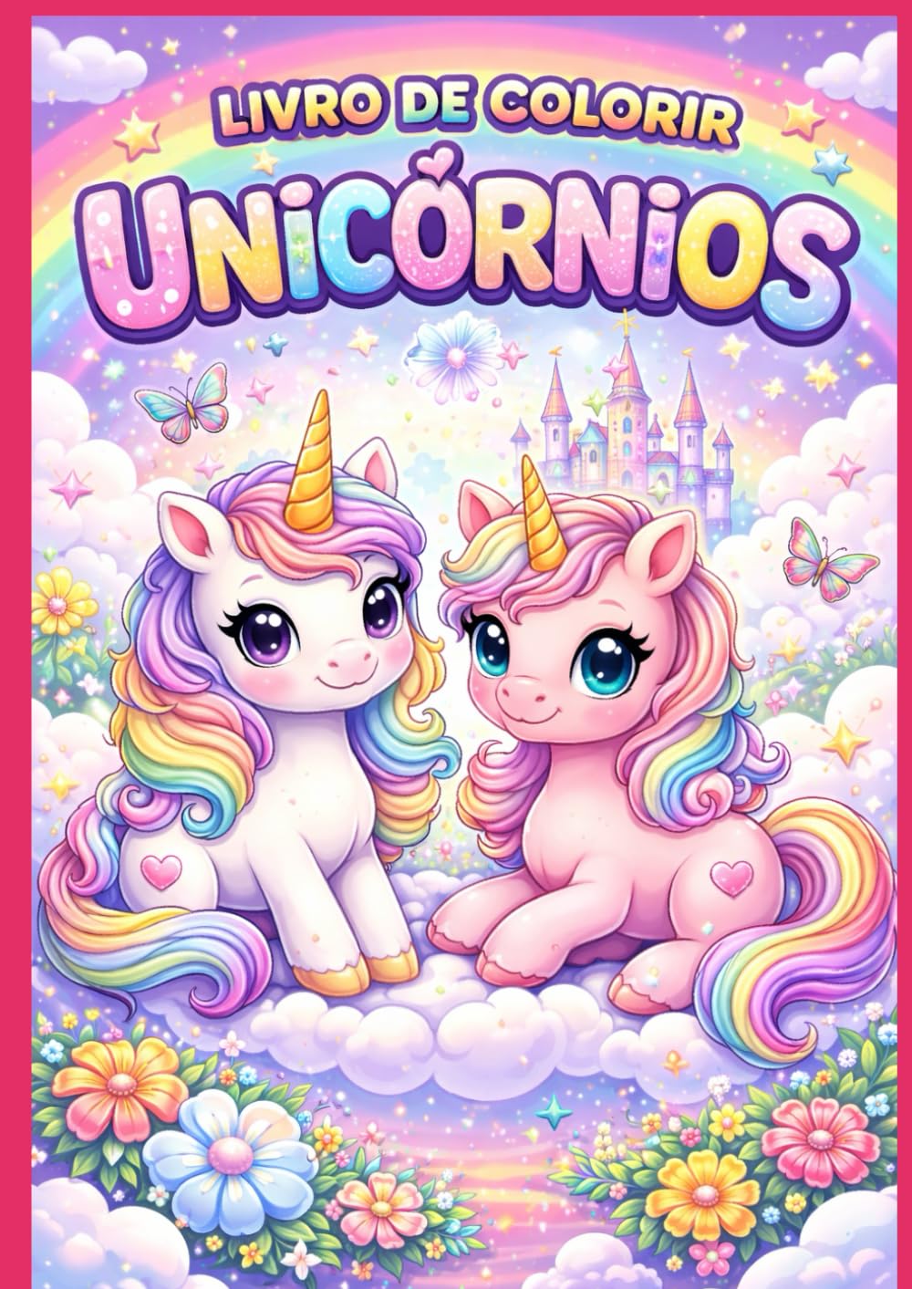Páginas Colorir Unicórnio