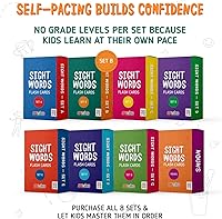 Vista 4 de merka Tarjetas flash de palabras a la vista 150 tarjetas, juego B frituras de palabras y vocabulario para lectura de primer grado