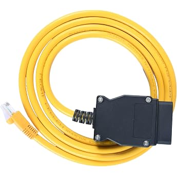 ENET OBD2 Cable Ethernet RJ45 to OBDII OBD2 Ethernet RJ45 Cable Compatible with G F Series Ista