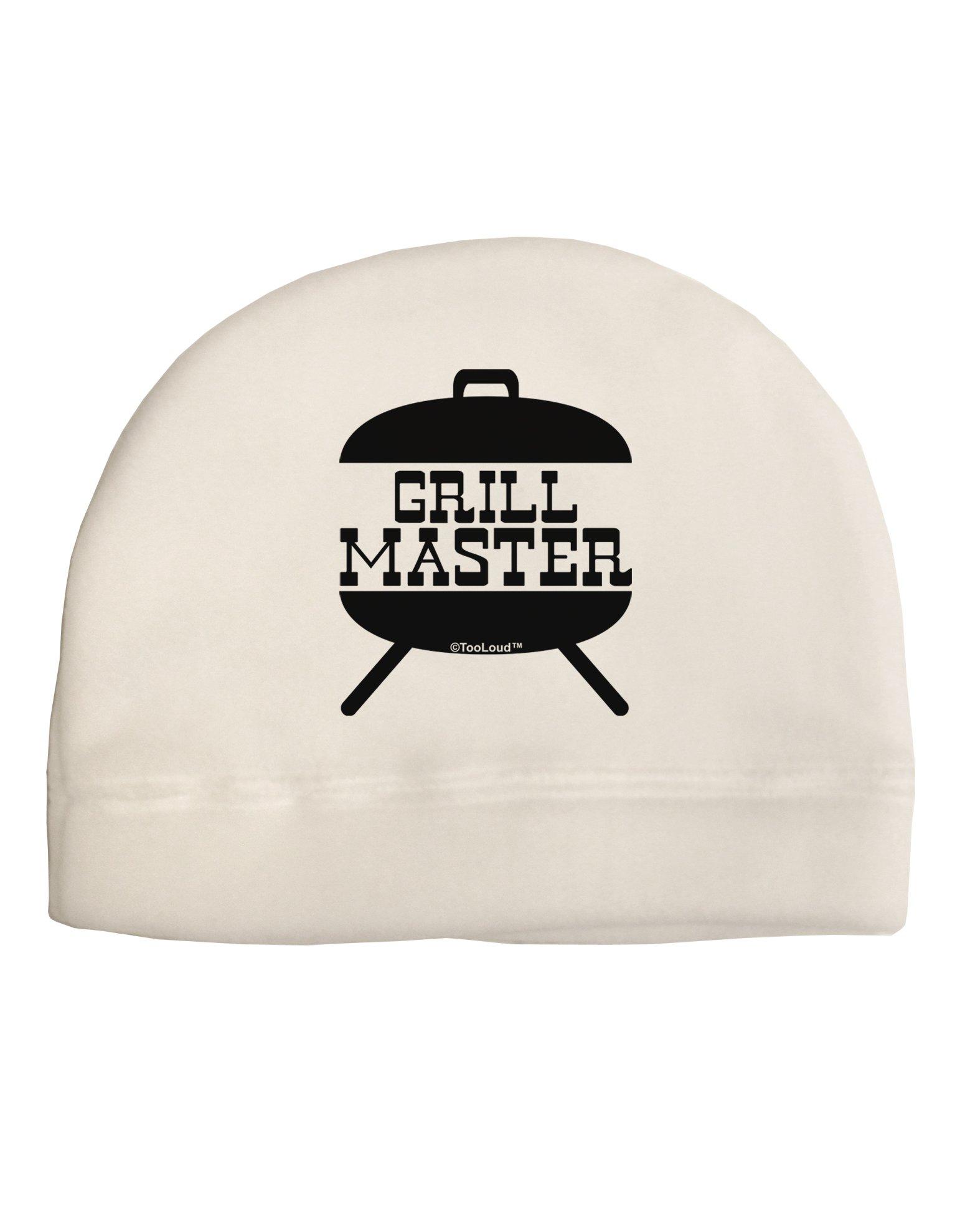 TOOLOUD Grill Master Grill Design Adult Fleece Beanie Cap Hat White