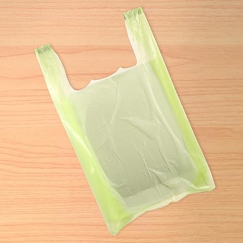 Miniatura 3 de SSWBasics Bolsas de plástico verde lima para camisetas - Caja de 1,000