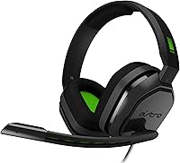 Vista 1 de ASTRO Gaming A10 Auriculares para Xbox OneNintendo Switch PS4 PC y Mac - Cable de 0138in y micrófono Boom de Logitech - Bulk Packaging - VerdeNegro