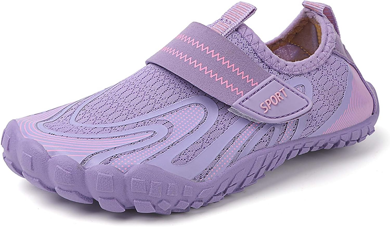 Kid's Water Shoes Boys and Girls Classic Buckle Beach Shoes Quick Drying Surfing Sports Shoes Lightweight Carrying Indoor Swimming Pool Shoes Non Slip and Breathable Barefoot Shoes