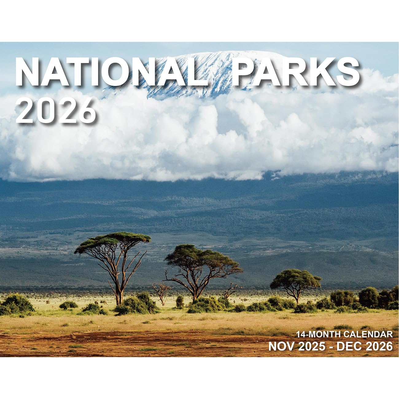 Calendar 2025-2027 - Wall Calendar from November 2025 to December 2026, 2025-2026 Hanging Calendar with Holiday Marked, Premium Paper for Organizing, 8.5'' x 11'',National Park - B