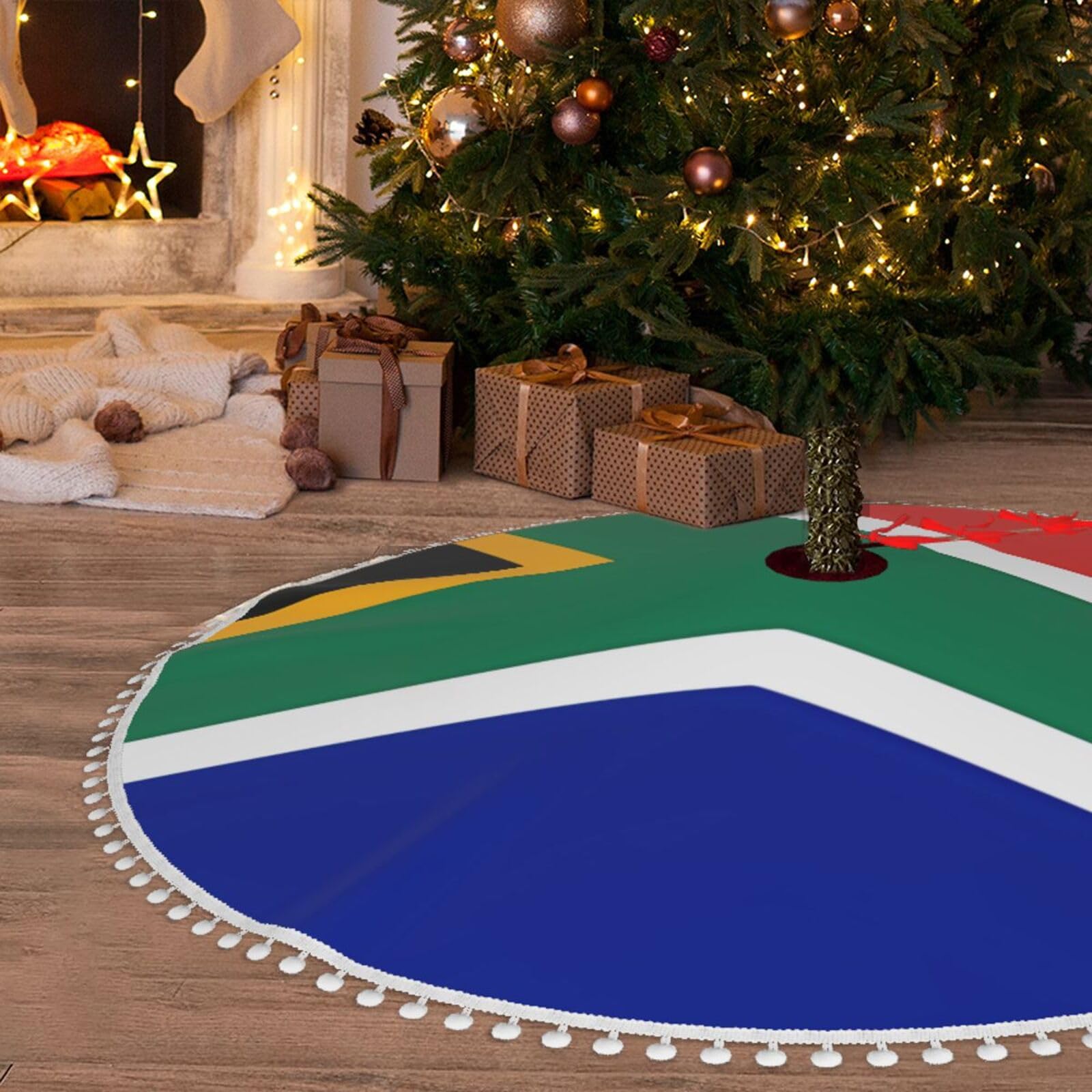 Tapis sapin étanche anti-tache Afrique du Sud jupe 122 cm