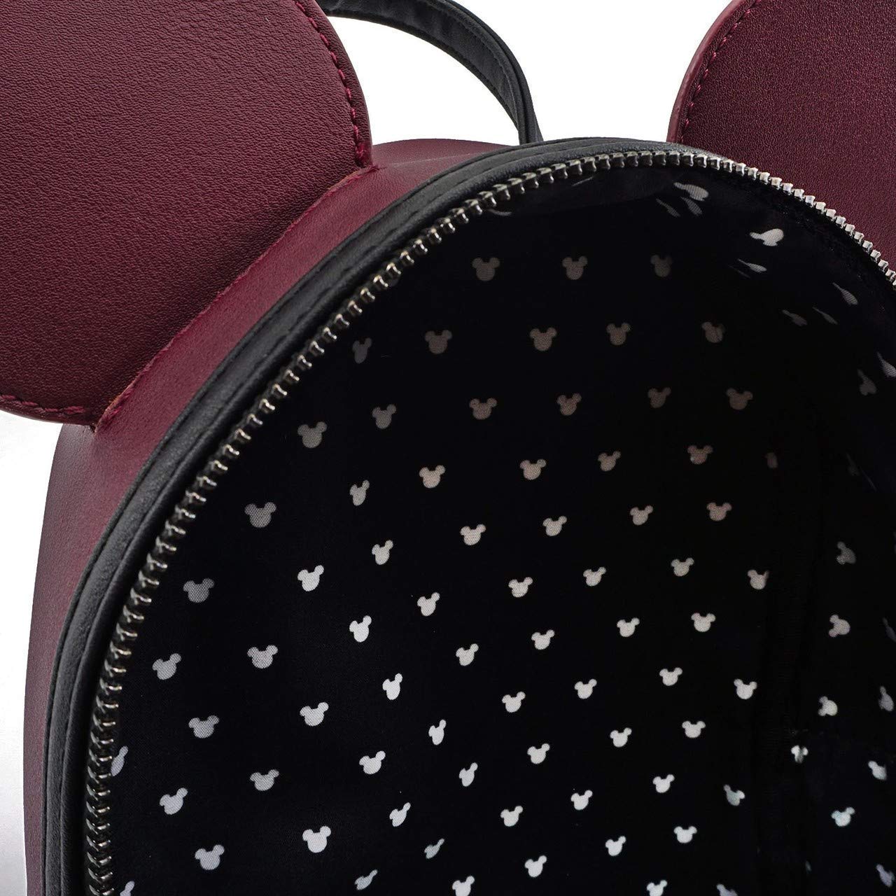 Loungefly Minnie Mouse Maroon Quilted Womens Double Strap Shoulder Bag Purse product thumbnail 6
