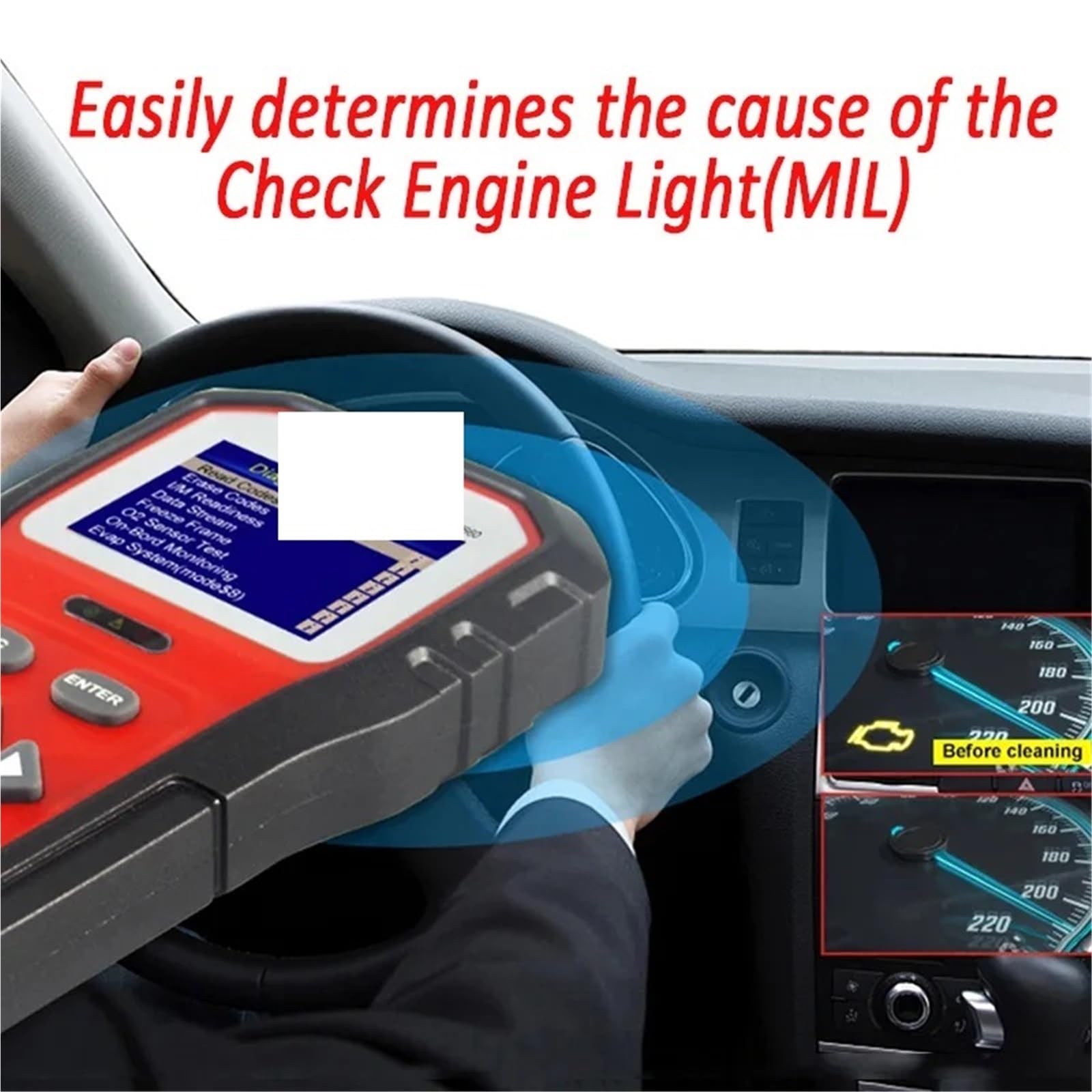 KW860 obd2 Diagnostic Tool Professional and Battery Tester For Cars I/M Readiness Automotive Oil Lamp Error Code Reader