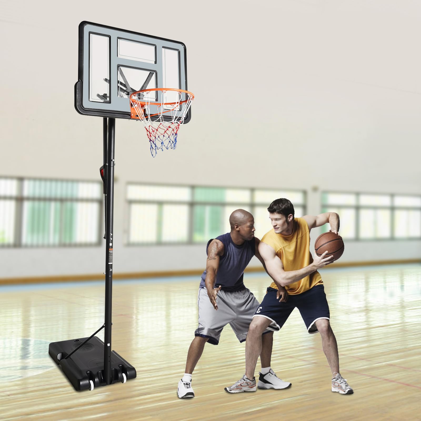 Supporto da basket regolabile in altezza da 170 a 305 cm