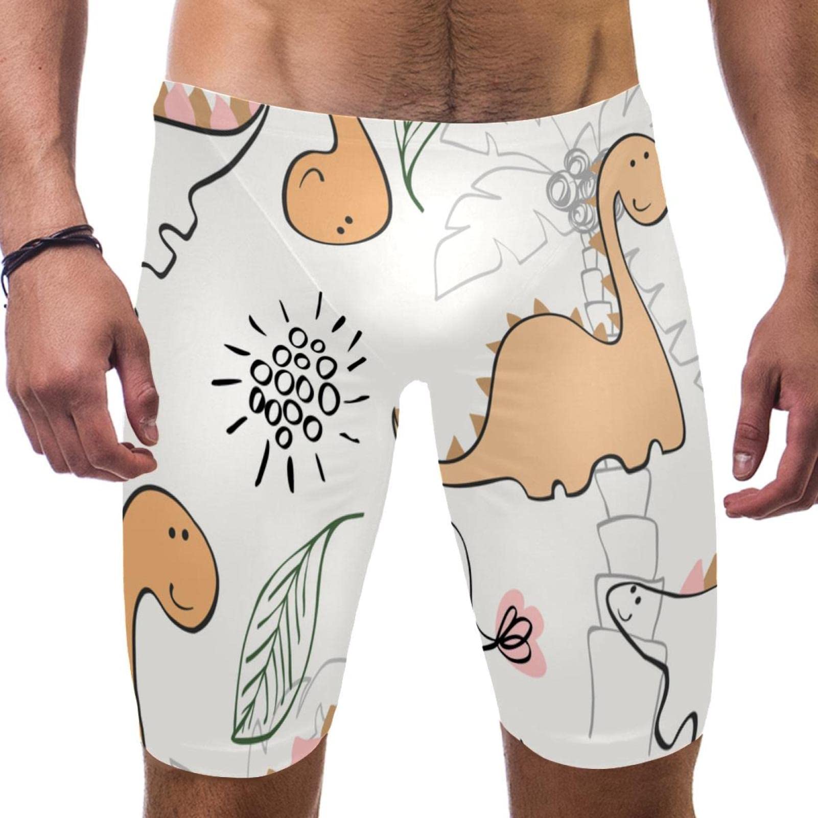 Bañador jammer resistente al cloro para hombre traje de baño largo de entrenamiento 7