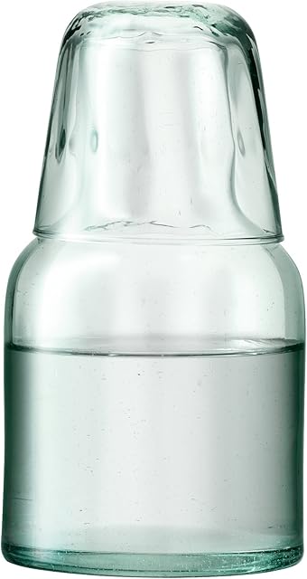 LSA Mia Carafe & Tumbler 0.95L Recycled/Part Optic | 1 Unit | Recycled Glassware | MZ21