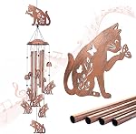 Chimes à vent de porc pour l'extérieur,Cadeaux à vent pour femmes/hommes/sympathie Cadeau/mémorial Cadeaux d'anniversaire de fête Cadeaux à vents métalliques pour les femmes/intérieurs,Décor de patio,Décorateur de jardin,Décour de cour,Décasseur de maison,Porch