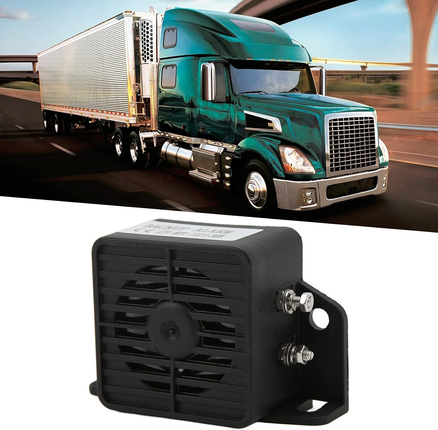 Car Backup Alarm Universal 12V 80V Reverse Warning Beeper for Trucks SUVs and Sedans with 112dB Alert