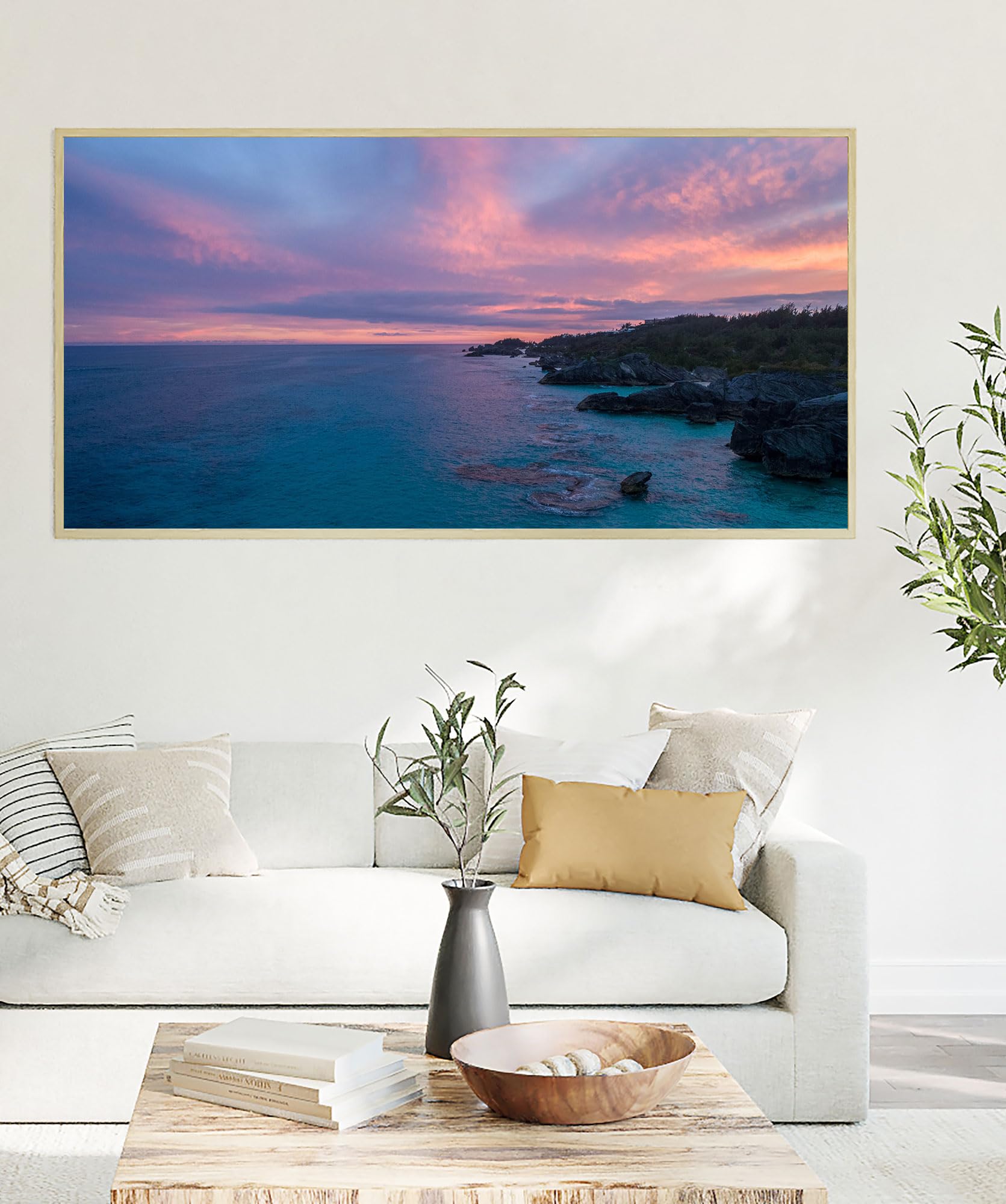 Instarry 5D Diamond Painting Grandi Dimensioni Cielo Oceano Artigianato Decorazione per Casa e Pareti 120x60 cm