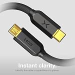 NOCO XGrid XC3: 240W USB-C to USB-C Cable – Type C Fast Charging Cord, USB-IF Certified, Smart E-Marker Chip, 480Mbps Data, UltraFlex Braided Nylon + Silicone Jacket, 10-Foot Durable Design