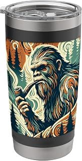 Pipe Smoking Bigfoot Pipesquatch Stainless Steel Insulated Tumbler