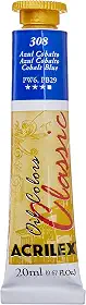 Tinta a Óleo Para Telas, Acrilex, Azul Cobalto, 20 ml
