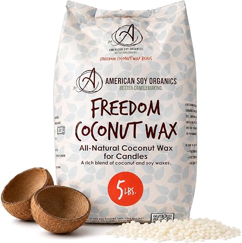 American Soy Organics Freedom Coconut Soy Wax Beads…