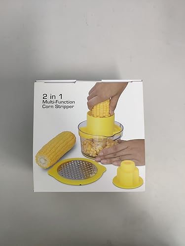 Miniatura 8 de Kare & Kind Pelador de mazorca de maíz 4 en 1, pelador de maíz para mazorca, pelador de maíz para mazorca, pelador de maíz para mazorca, cuenco de