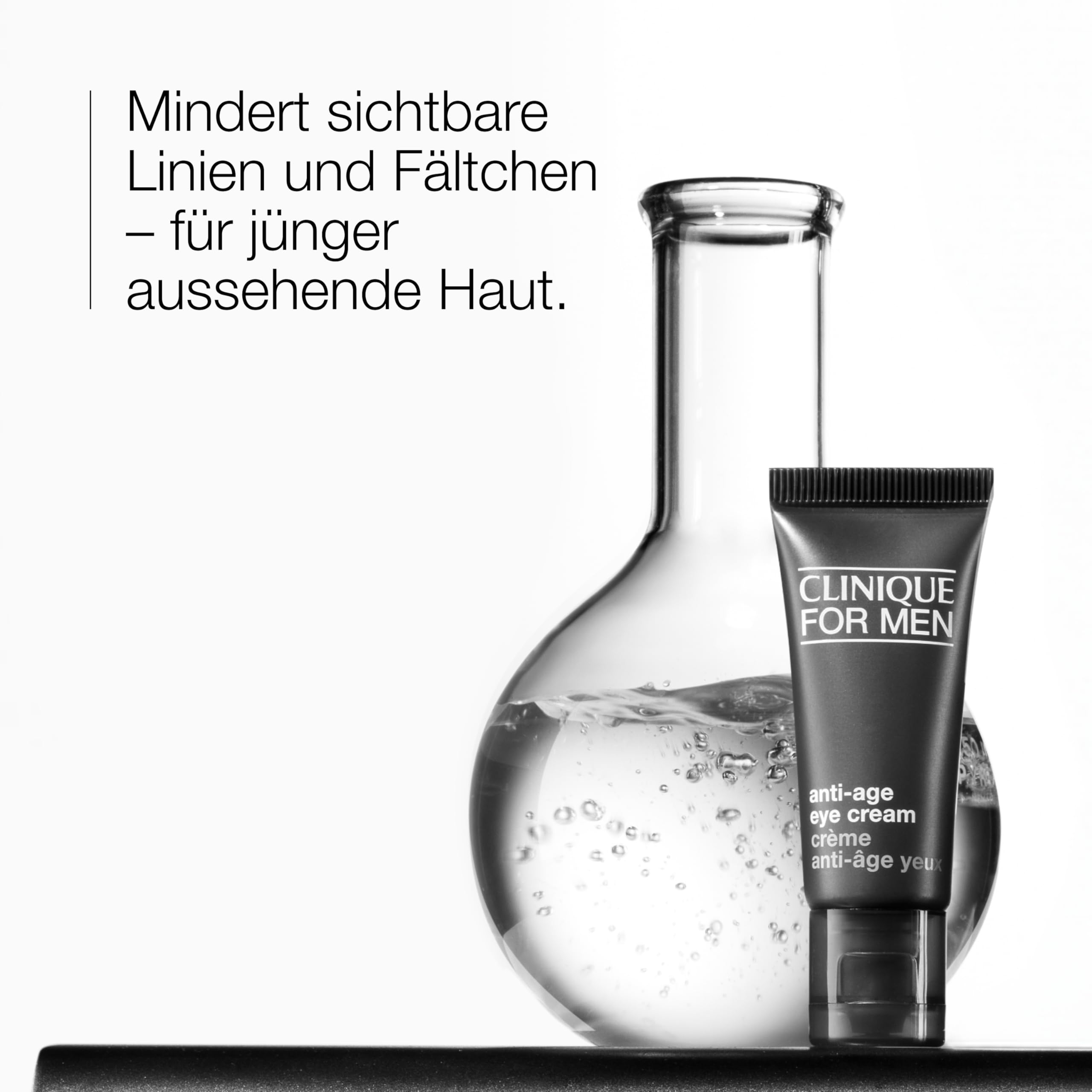 Clinique For Men™ Anti-Age Eye Cream | Anti-Aging-Komplettpflege für die empfindliche Augenpartie mit Vitamin E | feuchtigkeitsspendend + aufhellend, 15 ml