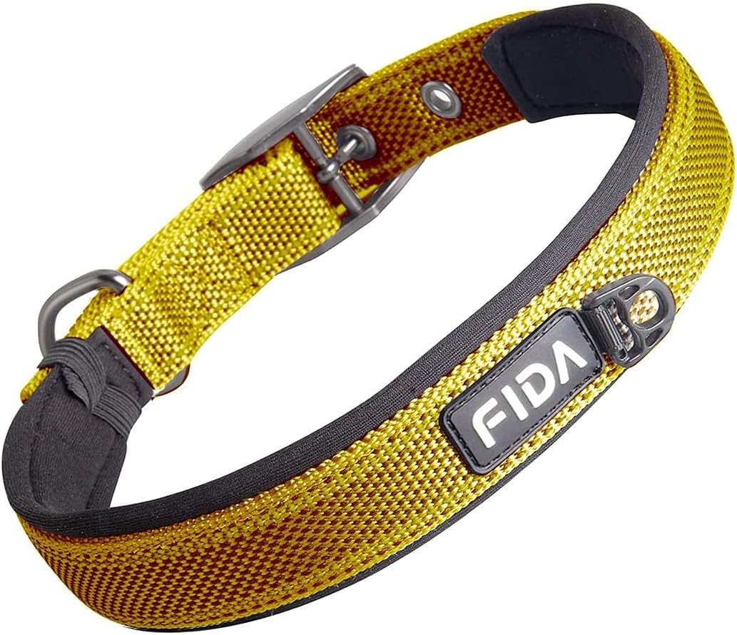 FIDA Heavy Duty Reflective Dog Collar, Small