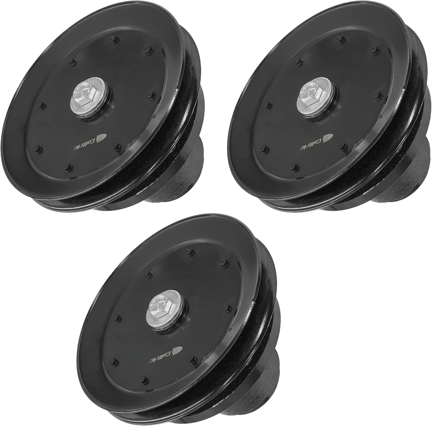 Caltric 72in Deck Spindle Assembly with Pulley 7.50 OD Compatible with Dixon Compatible with Grizzly 72 ZTR / 539114599 539117970 x3