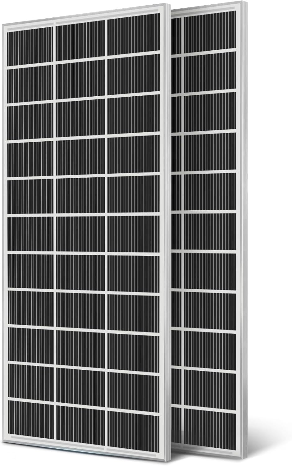 300 Watt Solar Panel 2Pcs 18BB 600w Solar Panels 23% High Efficiency 12V Monocrystalline for RV Boat Rooftop Camping Jeep and Other Off Grid Applications