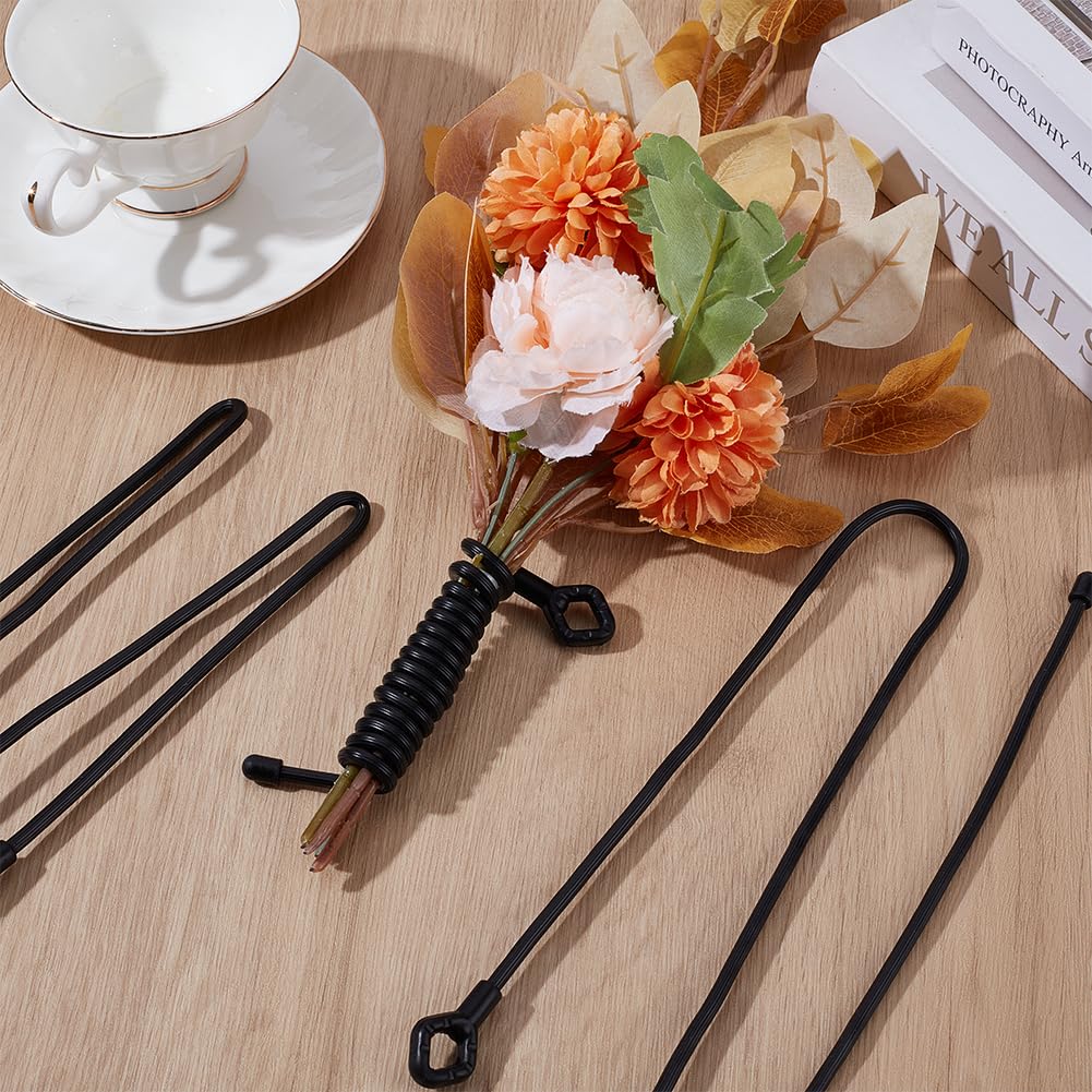 DELORIGIN 10pcs Silicone Twist Ties 32inch Reusable Silicone Cable Twist Ties Heavy Duty Bendable Cable Straps Cord Organizer Ties for Cable Wire Management Bundling and Holding Indoor and Outdoor - Image 3