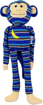 Pet Zone Stitch Buddies Knit Soft Dog Toy with Squeaker, Assorted, 1 Pack | Made for light and gentle chewing, monkey or mouse character arrives per order, cuddly companion pups carry and shake daily