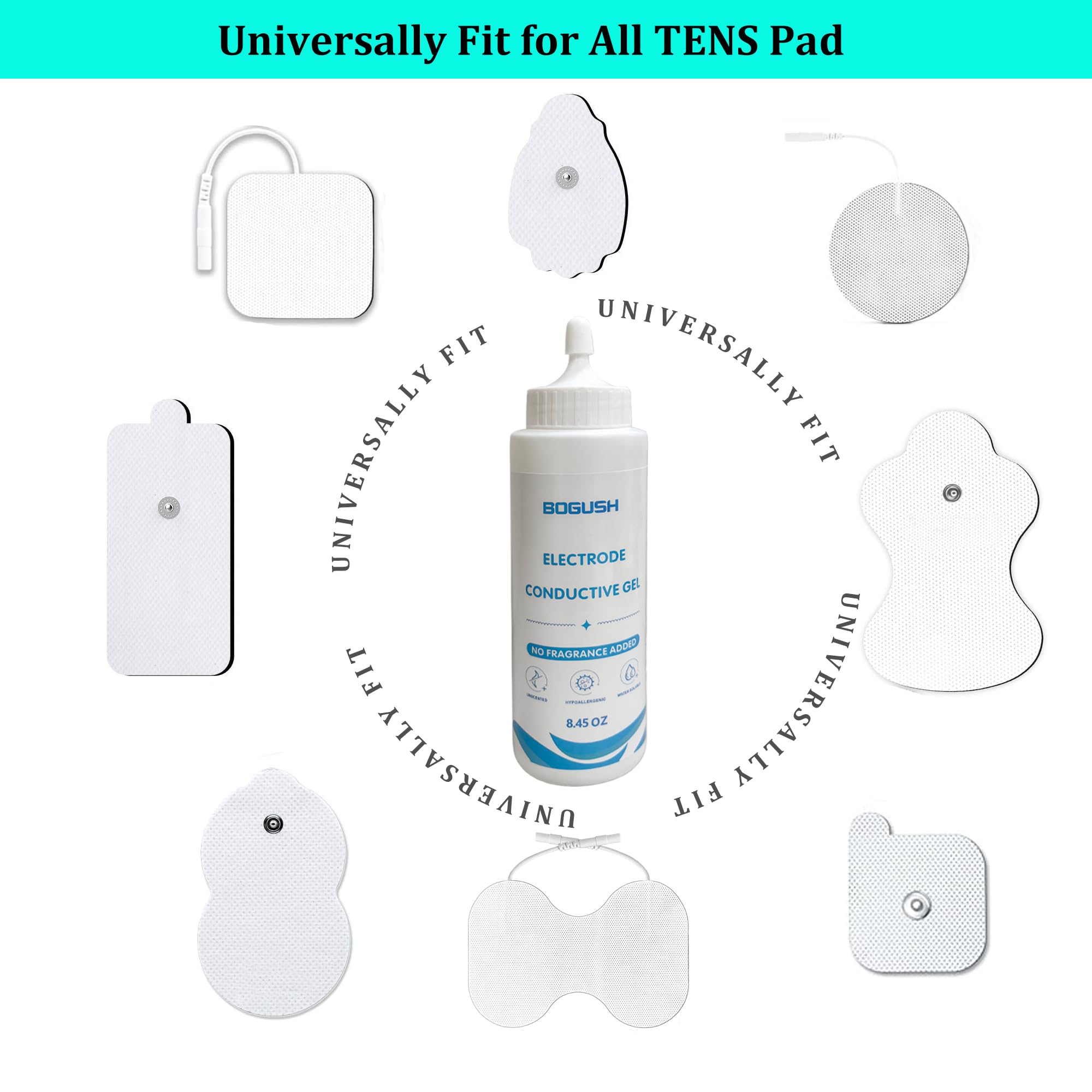 Bogush Electrode Conductive Gel for TENS Unit Pads Electrode Gel 8.45 oz — Amazon image 4