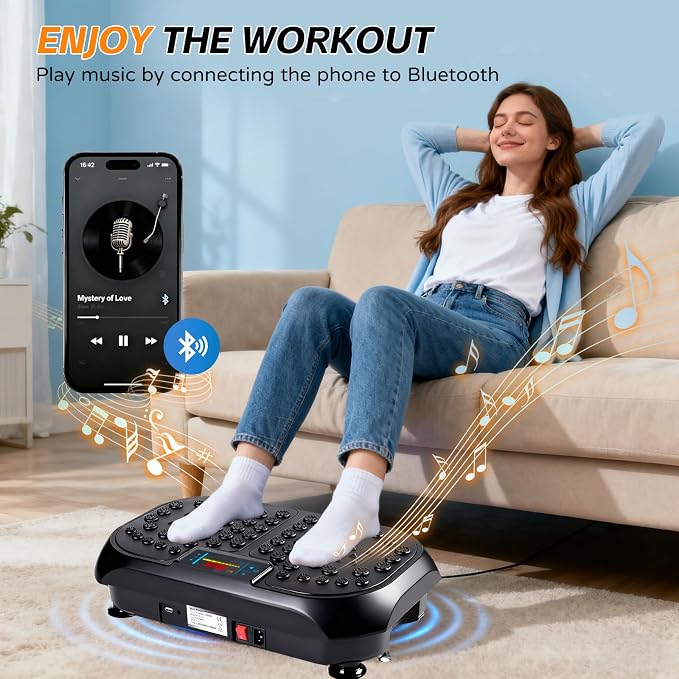 Plataforma Vibratoria para Ejercicio Cuerpo Completo miniatura 8