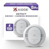 Smoke & Carbon Monoxide Detector, AA Battery Powered, LED Warning Light Indicators, 30CUDR