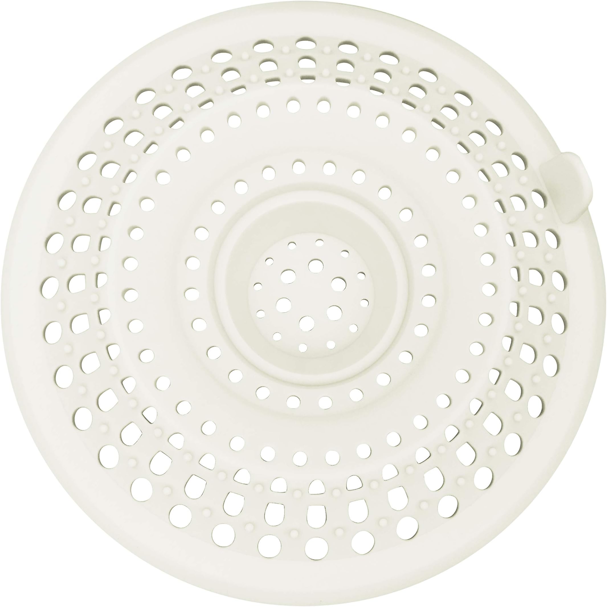 Excelity Drain Protector Hair Catcher Drain Cover (White)