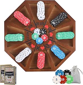 Amazon.com: Jyquorp Michigan Rummy Board Game Deluxe Set Perfect Blend ...