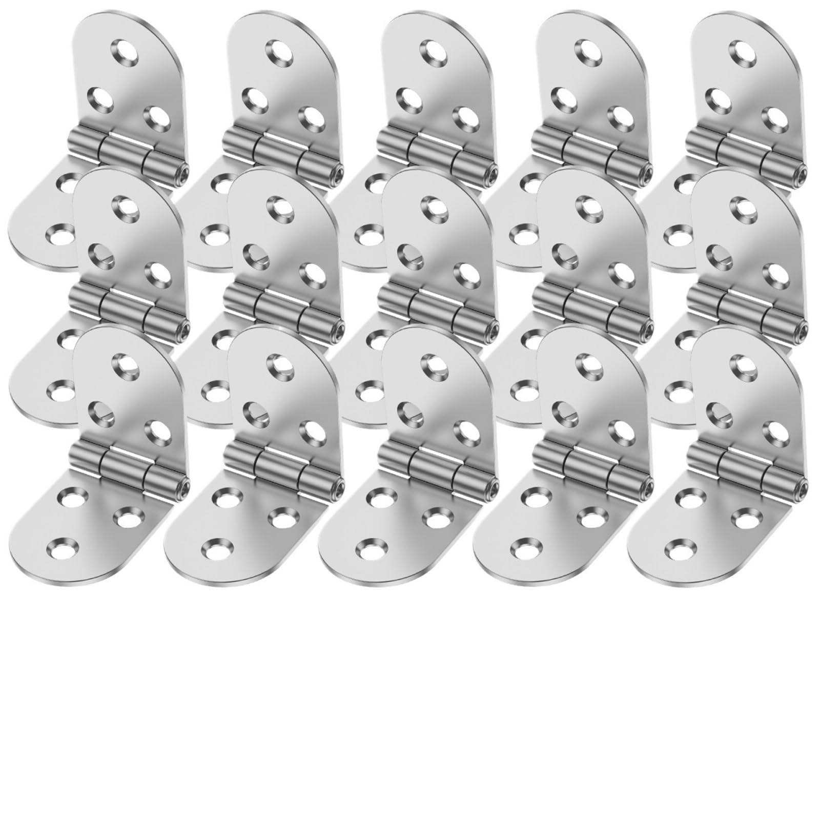 Kdhcvkz 15Pcs Folding Hinges 180 Degree Door Furniture Hinges