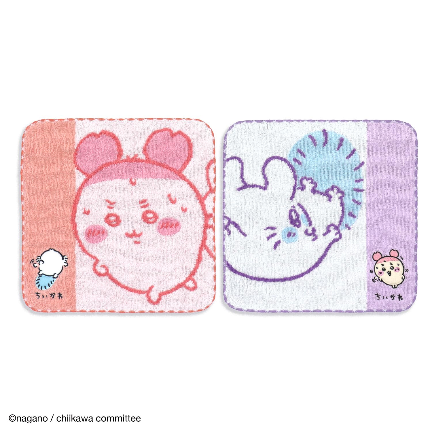 Amazon｜ちいかわ(Chiikawa) 運んでる タオルハンカチ ピンク 古本屋