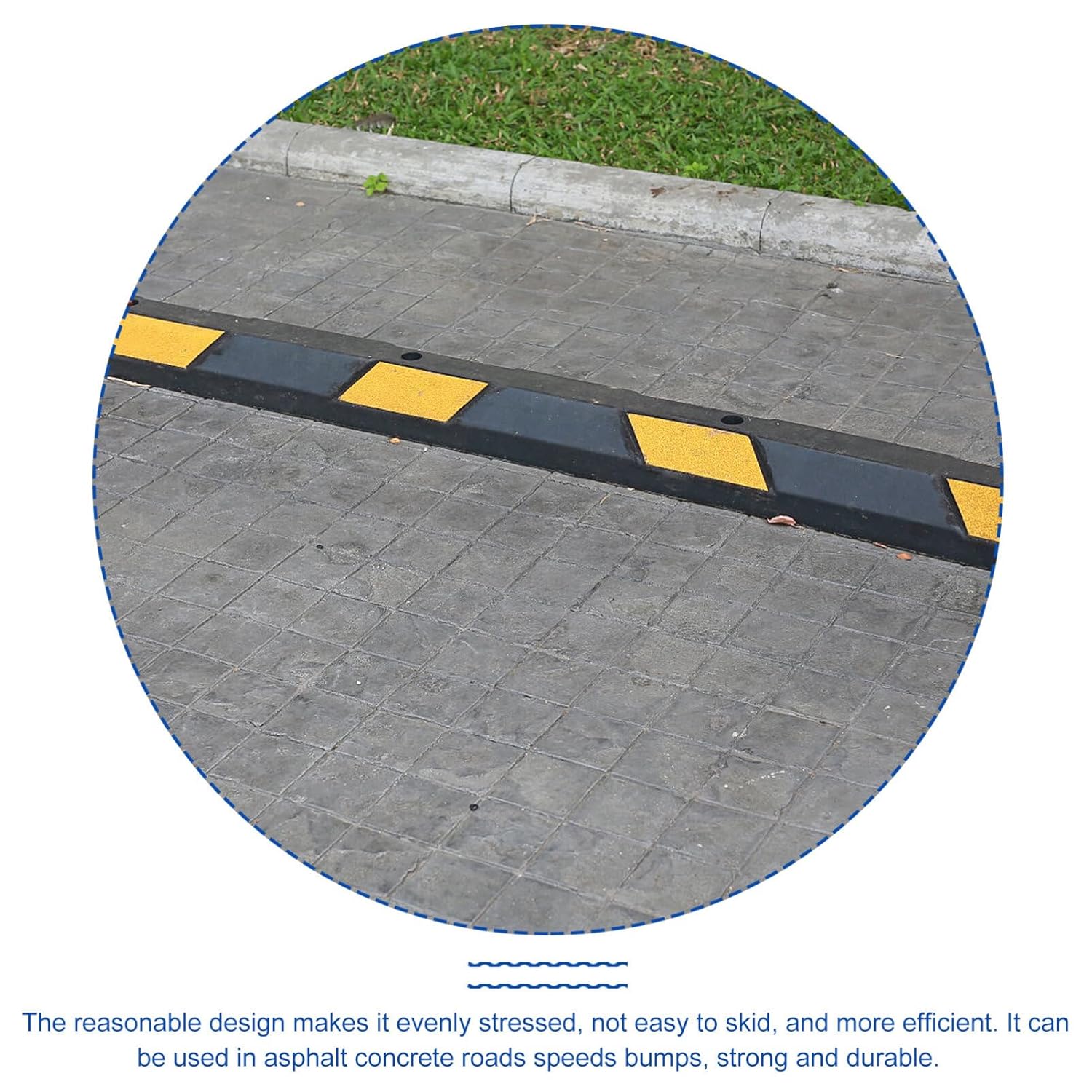 Plastic Fasteners Rebar Spikes Bolts Anchors Hardware for Rubber Curb Cable Protector Ramp Parking Lot Curb Ramp on Concrete Asphalt Road Driveway