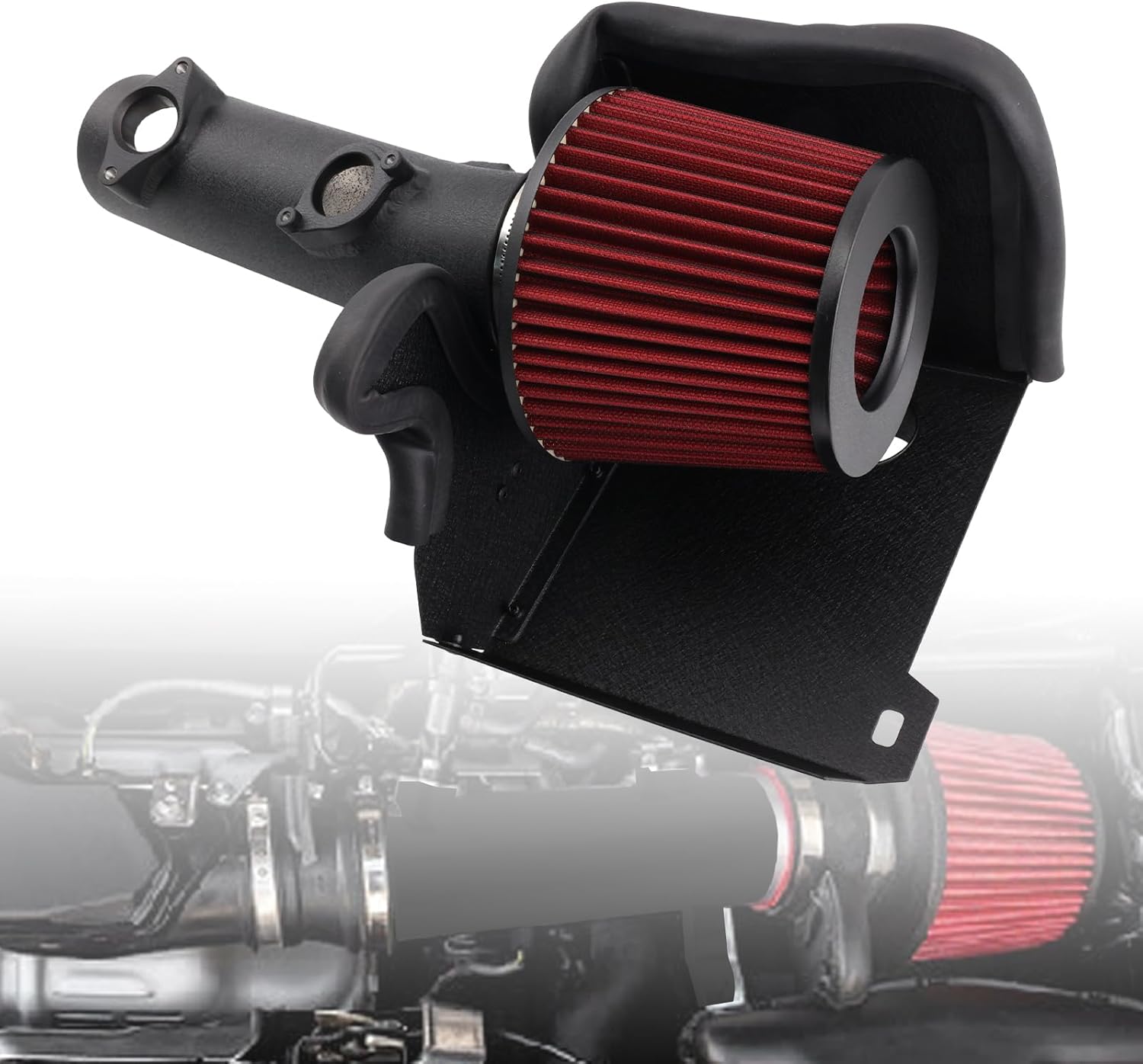 Cold Air Intake Kit Compatible with Honda Accord 2.0L 2018 2019 2020 Cold Air Intake System Heat Shield