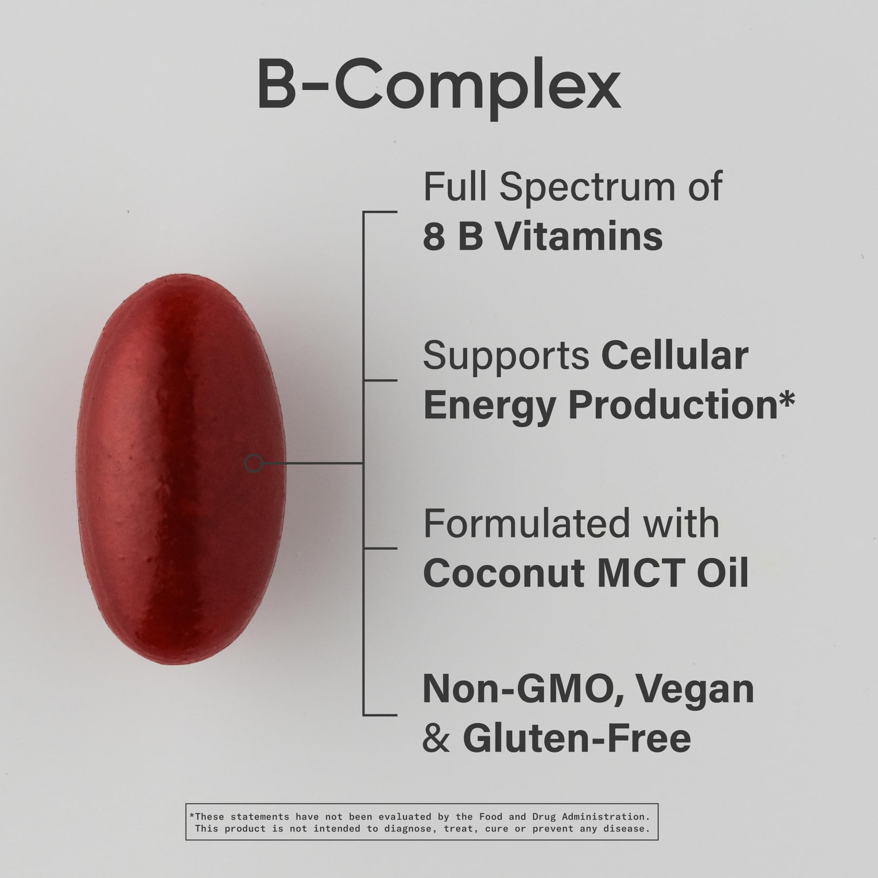 Sports Research® Vitamin B-Complex, 60 Count Plantgels™ — Amazon image 2