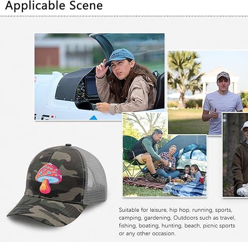 Miniatura 8 de devor Hats Mushroom Dad Hat for Men Graphic Dad Hat Adjustable