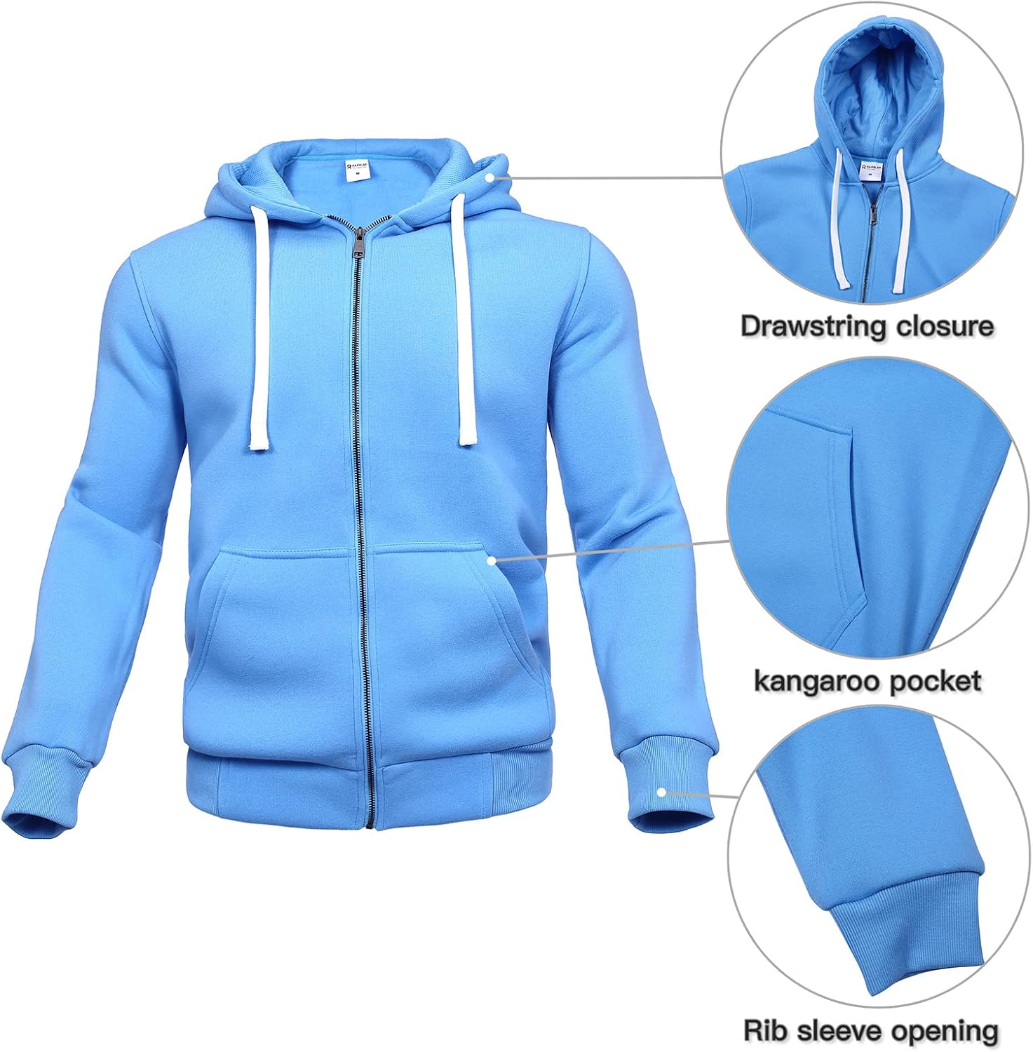 Men's Tracksuits Sweatsuits 2 Piece Casual Sweat Jogging Suit Set Athletic Full Zip Hoodies and Sweatpant Outfits - Image 4