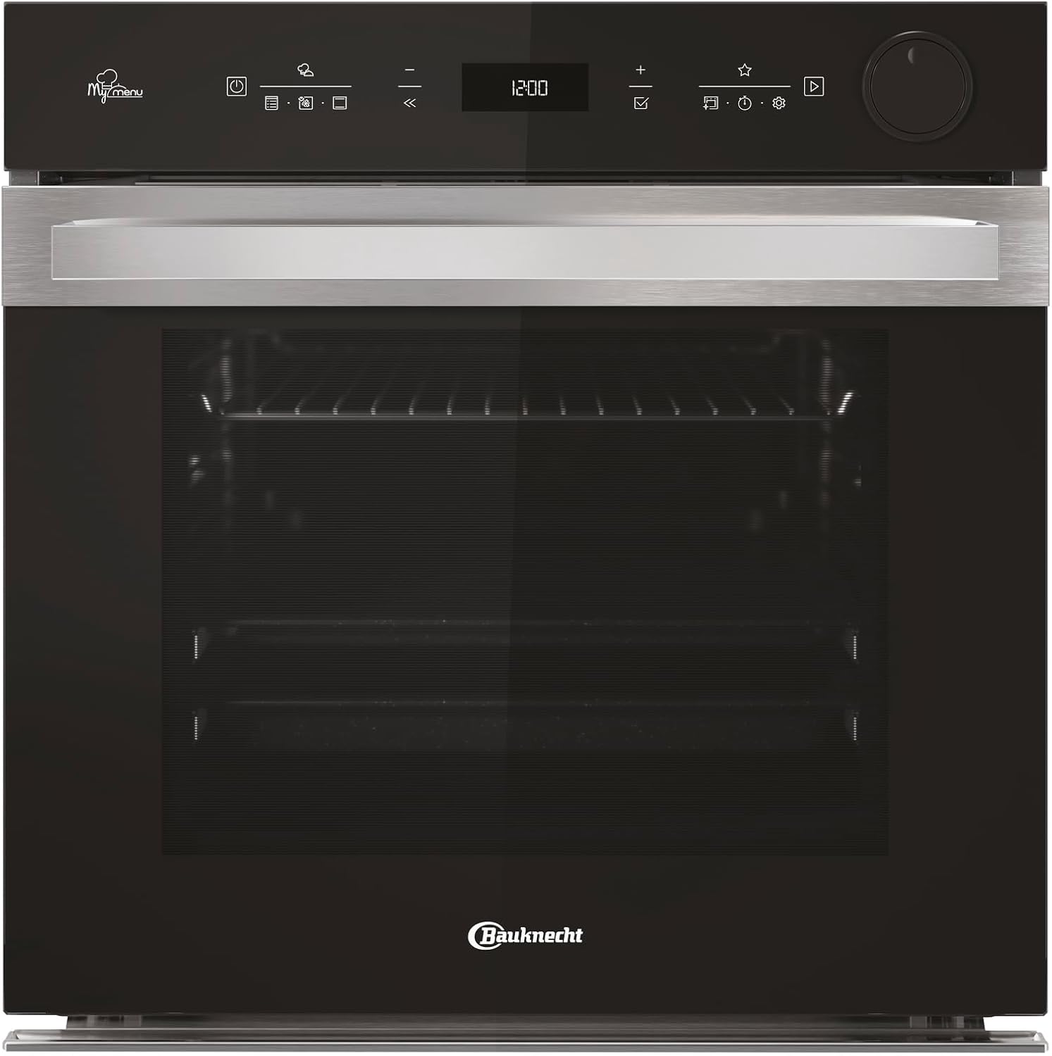 Bauknecht BIK5S DP8F2 ES Built-In Steam Oven/Soft Steam/FlexiClean Hydrolysis and or Pyrolysis/AirFry Function Including Sheet Metal / Multiflow / MyMenu / Double Partial Drawer / Energy Class A+ [Energy Class A+]