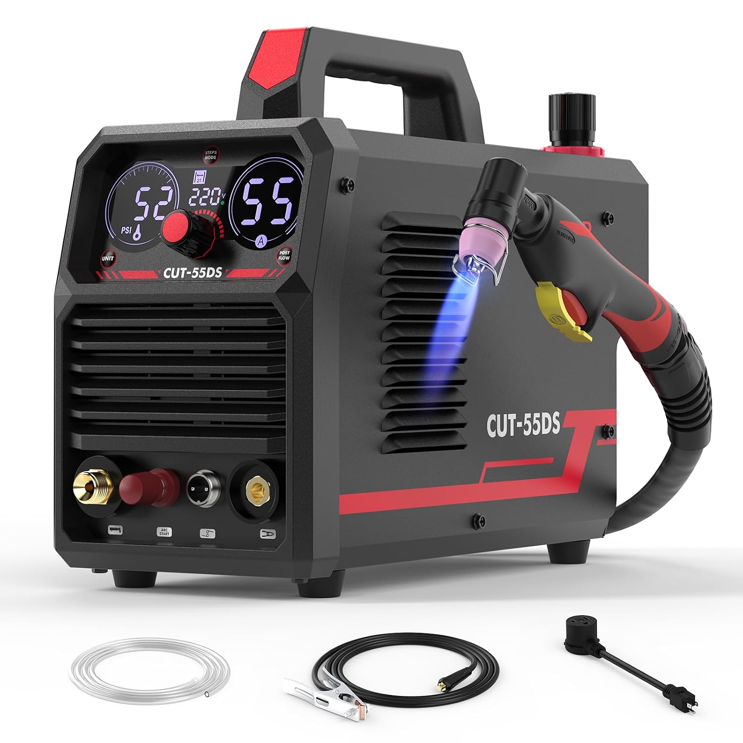 YESWELDER CUT-55DS Plasma Cutter, 55Amp Non-Touch Pilot Arc Air Power, Large Digital Display 110/220V Dual Voltage IGBT In... - Review, Price and Buying Guide