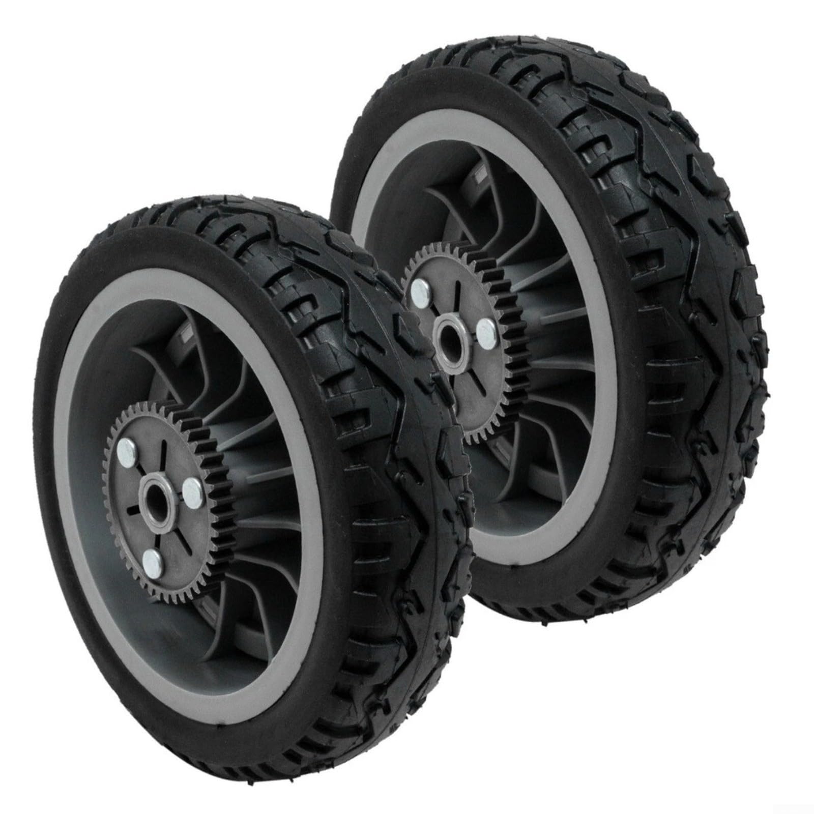 Para Toro 107-3709 Ensamblaje de engranaje de rueda trasera para cortacésped, mejora la tracción y maniobrabilidad en varios terrenos, compatible con modelos 20054, 20055, 20056 (2 piezas)