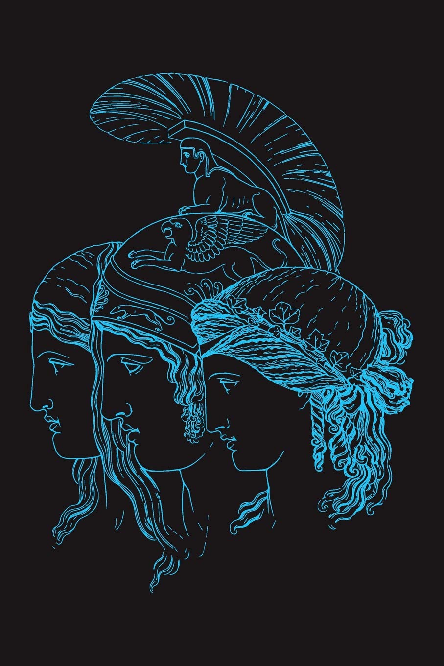 Greek Mythology Writing Notebook: Greek Gods Goddess and Warriors Mythology Blank Lined 6 x 9 Journal