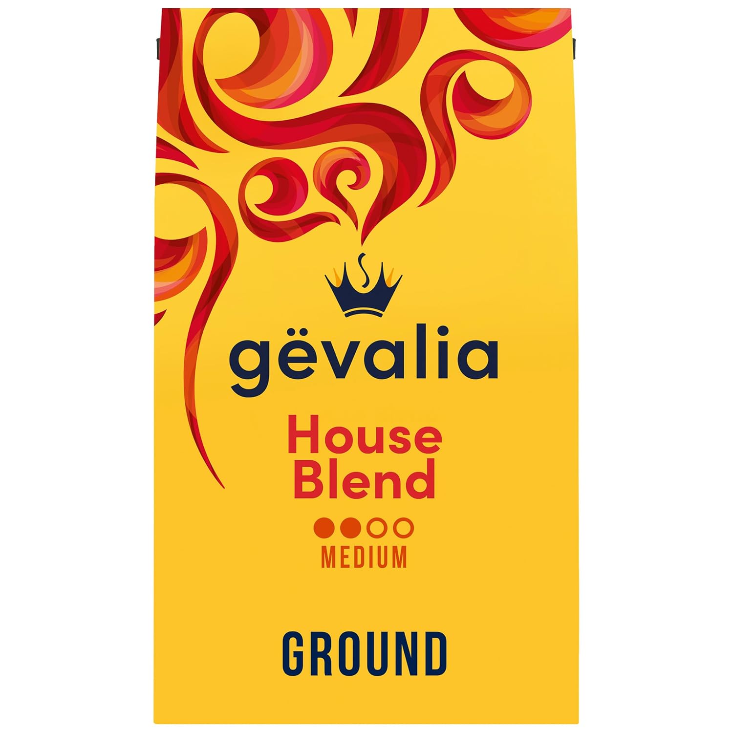 Gevalia House Blend Medium Roast 100% Arabica Ground Coffee, for a Keto and Low Carb Lifestyle, 20 oz Bag
